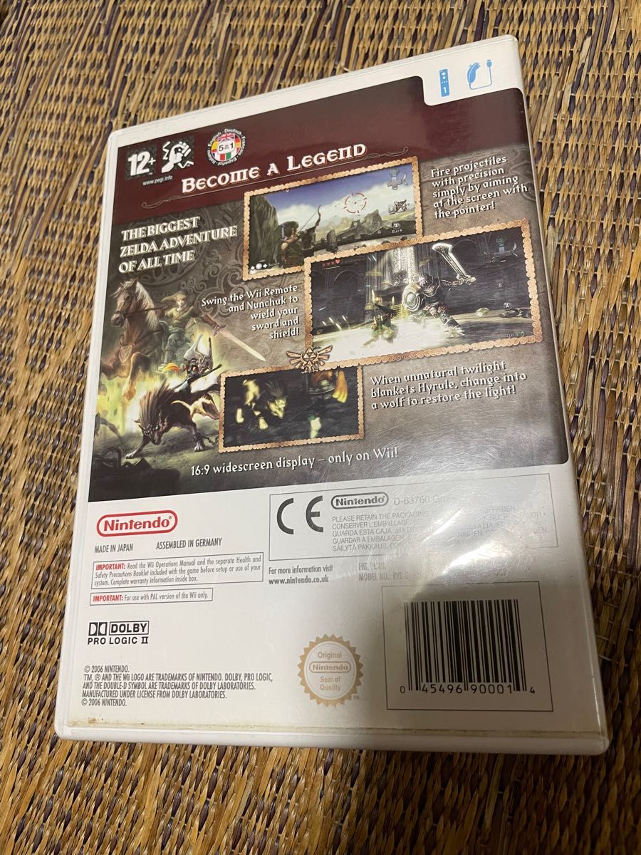 海外版 Wii ゼルダの伝説トワイライトプリンセス Zelda Twilight