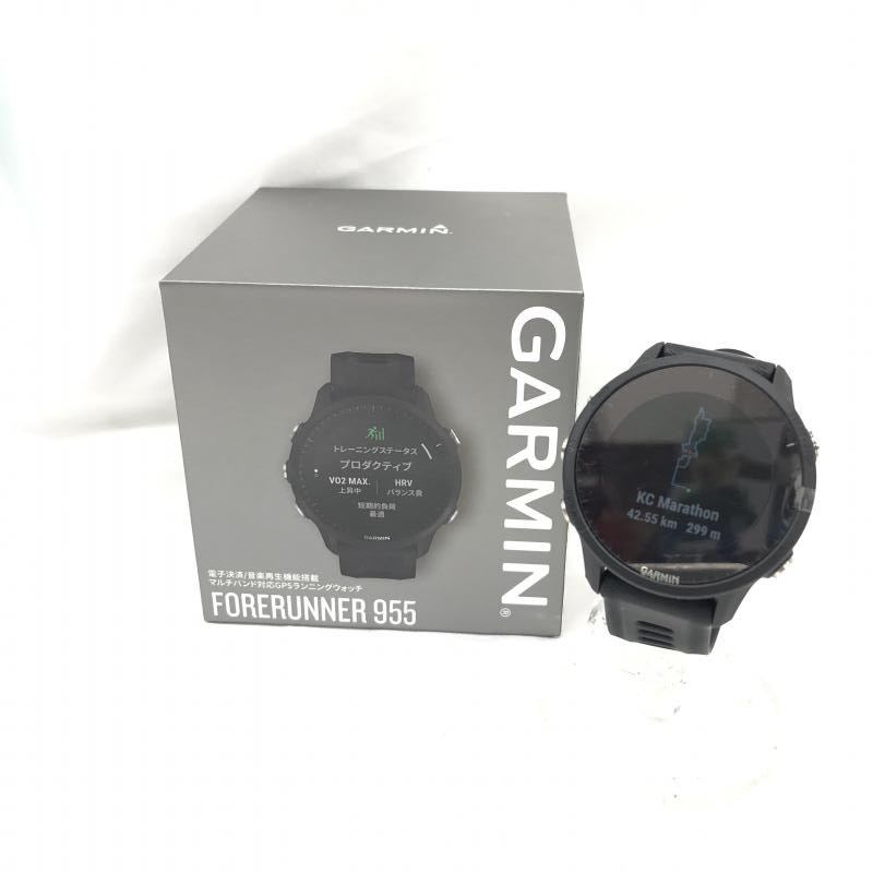 最新のデザイン FORERUNNER 【中古】GARMIN 955 ランニングウォッチ GPS GARMIN 開封品 スマートウォッチ本体