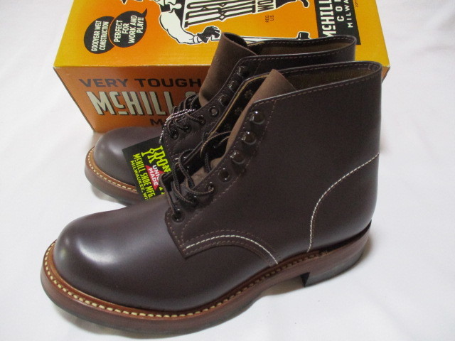 TOYS McCOY トイズマッコイ IRONCLAD BOOTS RAILMAN ワークブーツ BROWN TMA8806_画像1