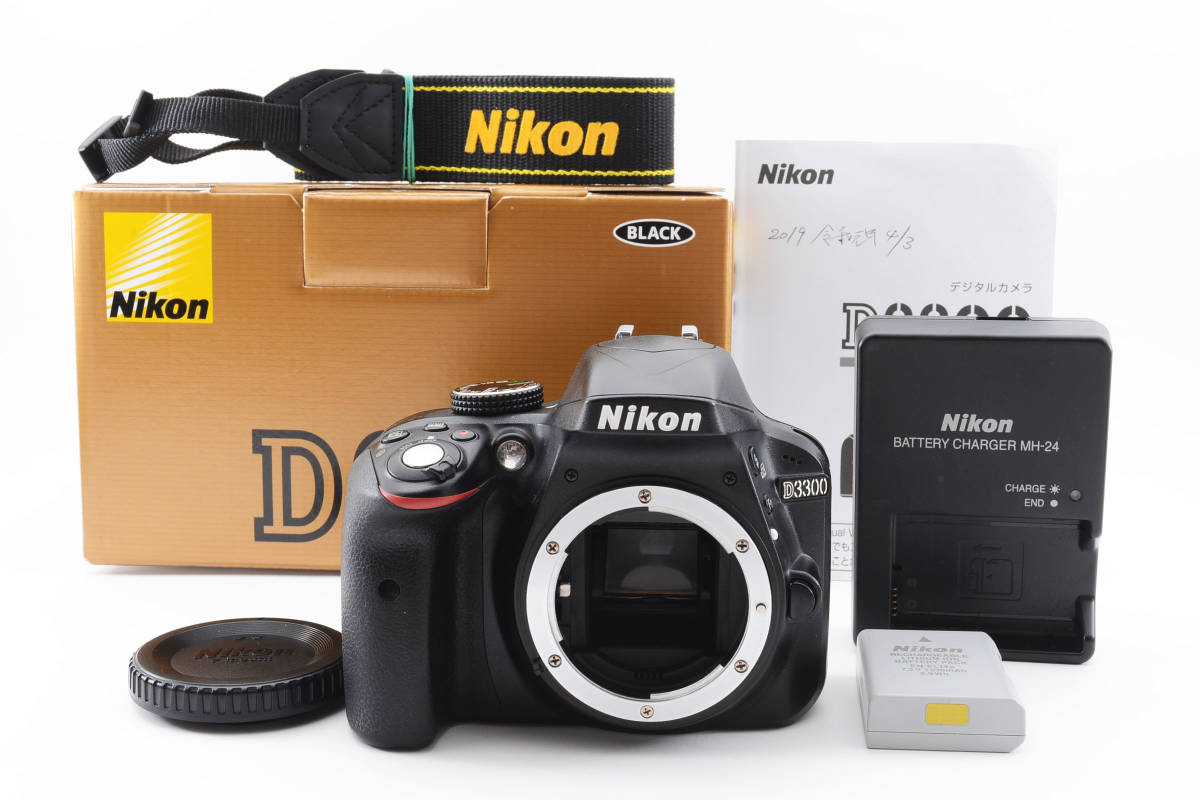 あすつく】 □美品□ ニコン Nikon D3300 ボディ 2416万画素 《元箱付