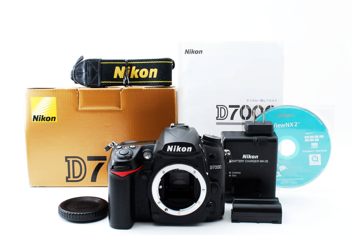 時間指定不可】 ボディ D7000 Nikon ニコン □美品□ ブラック SK