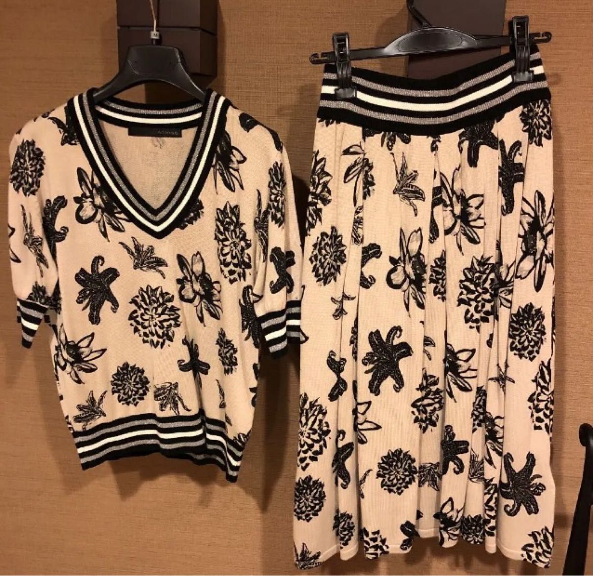 アドニシス ニット セットアップ 美品