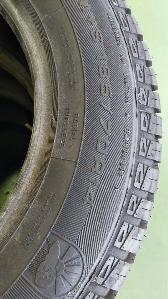 ★☆名古屋発 未使用★再値下げ 【引取OK】訳あり 185/70R14 グッドイヤー Vector 4Sesons オールシーズンタイヤ 2013年 4本 ノート フリー_画像3