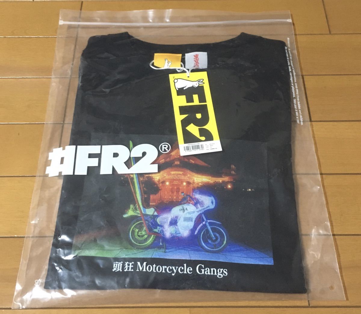 『新品』FR2 × TPC × 神風RACING★Tシャツ★XLサイズ 黒 ブラック★ KAMIKAZE RACING TOKYO PAFORMANCE CLUB バイク 東京リベンジャーズ