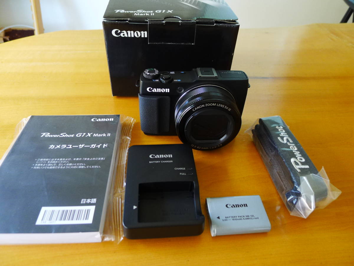 未使用 CANON キャノン PowerShot G1X MKⅡ(24-120mm、F2.0-3.9