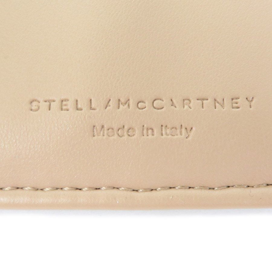 ステラマッカートニー Stella McCartney 三つ折り財布 ファラベラ 合成皮革 ライトブラウン h29659g_画像7
