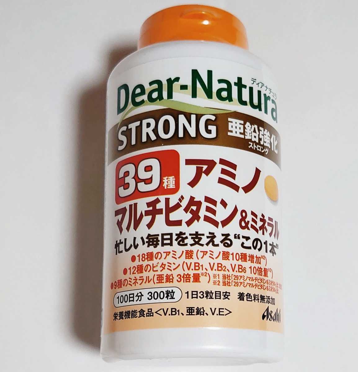 [ new goods ]. functionality display food > Asahi Asahi. supplement DearNaturati hole chula strong 39 amino multi vitamin & mineral 300 bead 100 day minute (1)