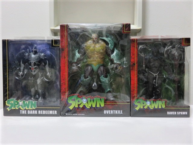 マクファーレン スポーン SPAWN オーバートキル SFレイヴン BKリディーマー アクションフィギュア ３体セット_画像1