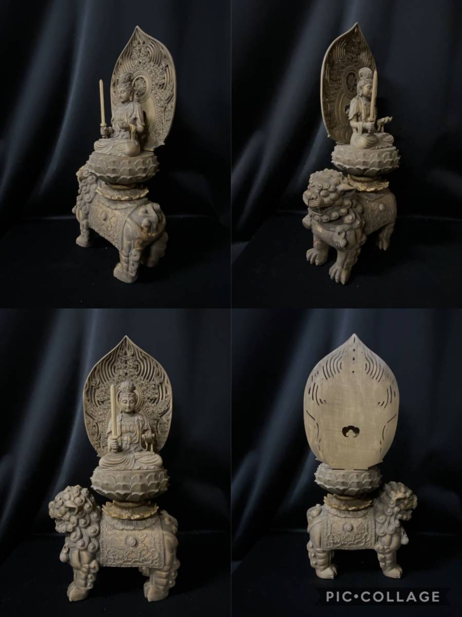 古美術 総楠材 仏教工芸品 木彫仏教 時代彫刻 極上品 仏師で仕上げ品