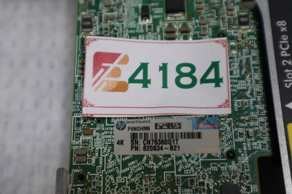 E4184 Y L DL20 Gen 9 HPE 820834-B21 Smart Array P440/2GB FBWC 12Gb 1-Port SAS Controller_画像8