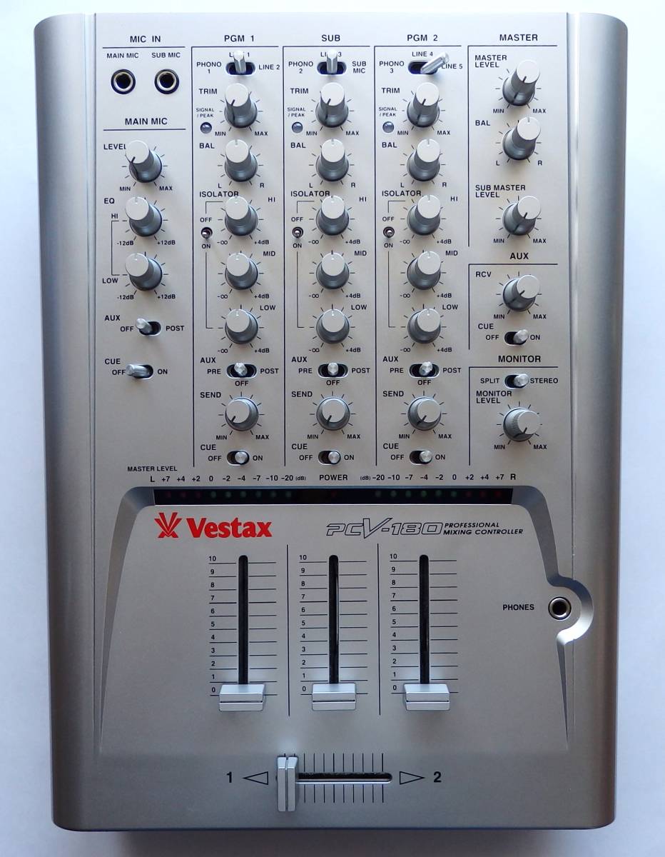 VESTAX ベスタクス PCV-180 アダプター付属-
