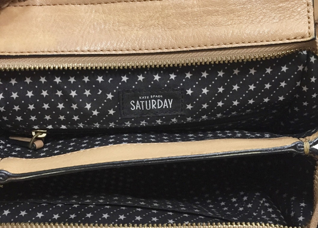 no16181 KATE SPADE SATURDAY ケイトスペードサタデー 本革 レザー 2way ショルダー ハンド バッグの画像10