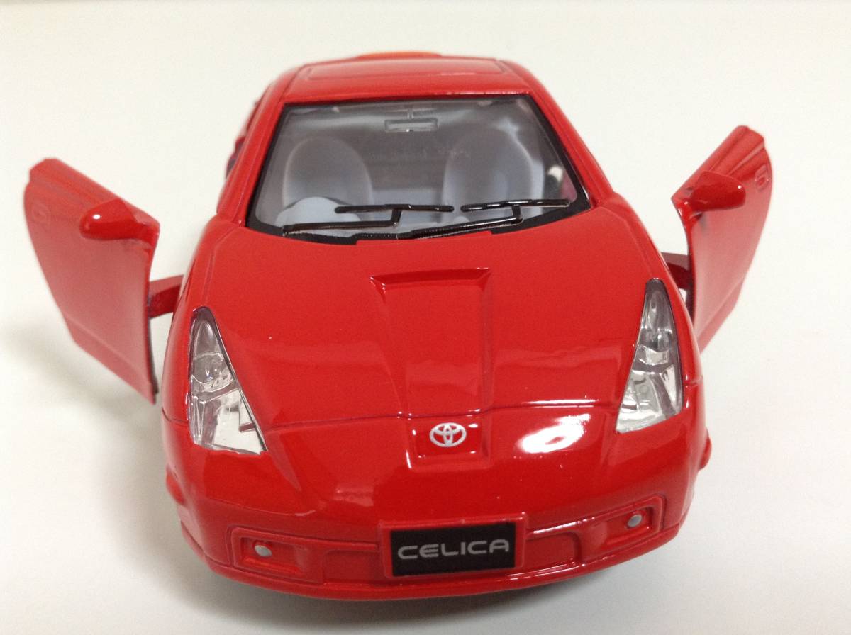 トヨタ 7代目 セリカ SS-I SS-II T230 T231 前期型 1999年式~ 1/43 約10cm Kinsfun プルバックカー ミニカー カラーサンプル 色見本風_画像3