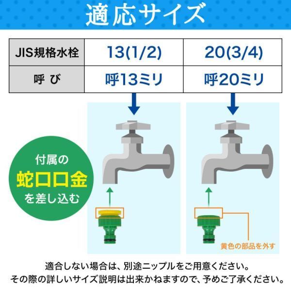 ミストシャワー 10m 散水機 屋外用 熱中症 対策 スプリンクラー 散水ホース 散水ノズル 業務用 農業用 庭 芝生 ガーデニング 散水 家庭菜園_画像6