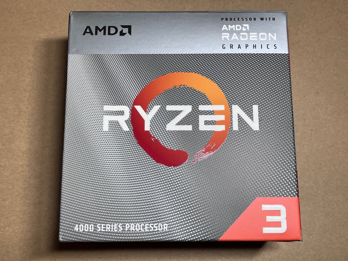 AMD Ryzen 3 4300G BOX AM4 APU CPU クーラー付き-