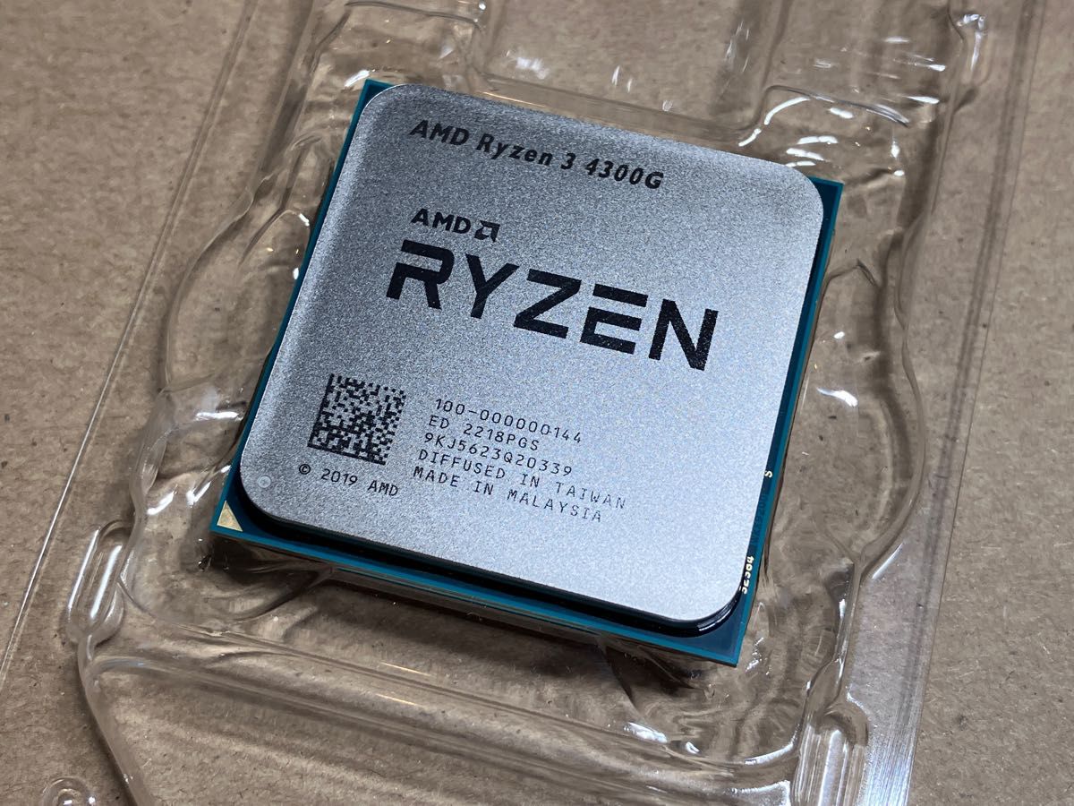 AMD Ryzen 3 4300G BOX AM4 APU CPU クーラー付き-