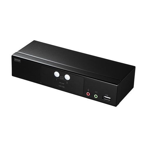 代引き人気 HDMI対応パソコン自動切替器(2:1) 新品 送料無料 SW-KVM2HHC サンワサプライ BOX型HDMI-KVMスイッチ USB2.0ハブも切り替えできる ディスプレイ分配器