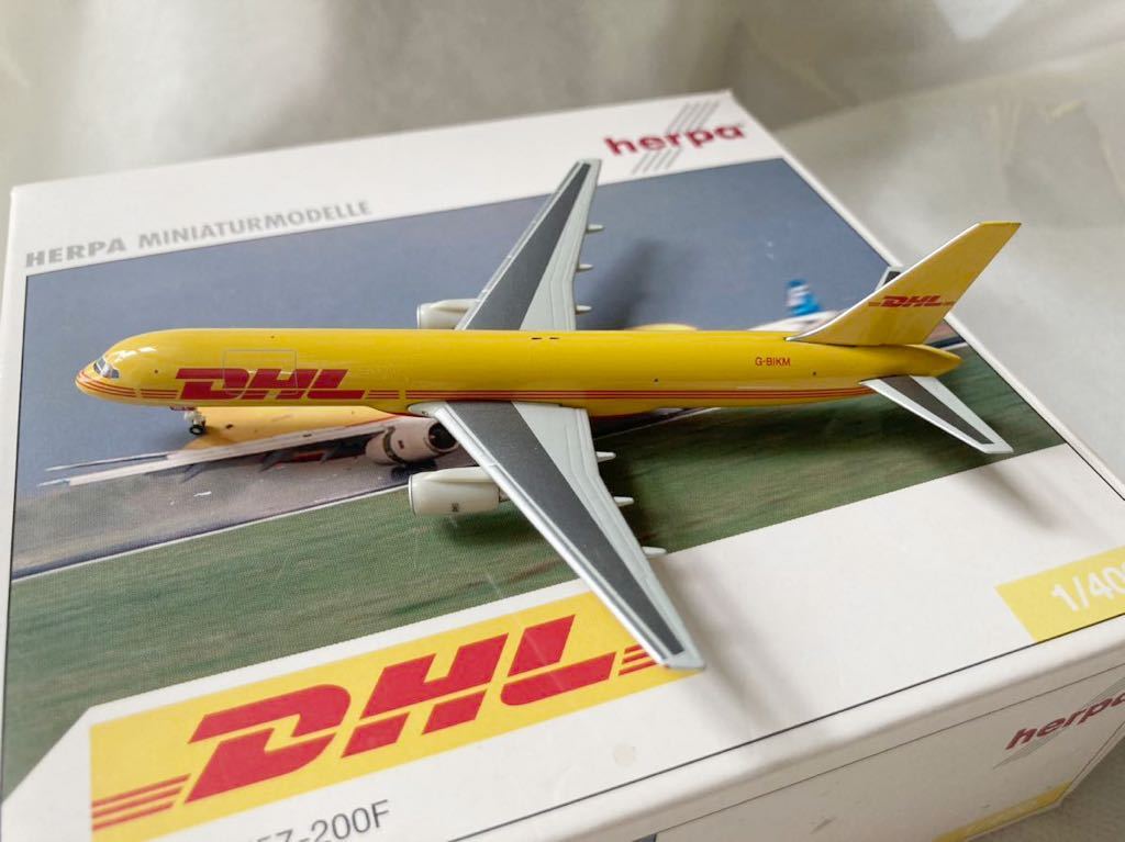 ** Herpa herpa 1/400 [DHL]ti H L Boing 757-200F **