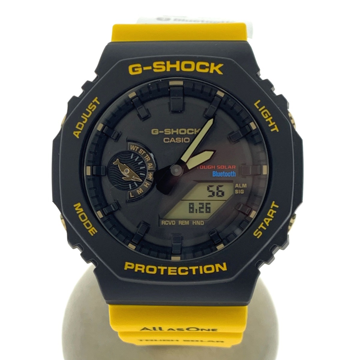 ▽▽ CASIO カシオ G-SHOCK アイサーチ・ジャパン コラボレーションモデル GA-B2100K-9AJR 目立った傷や汚れなし_画像2