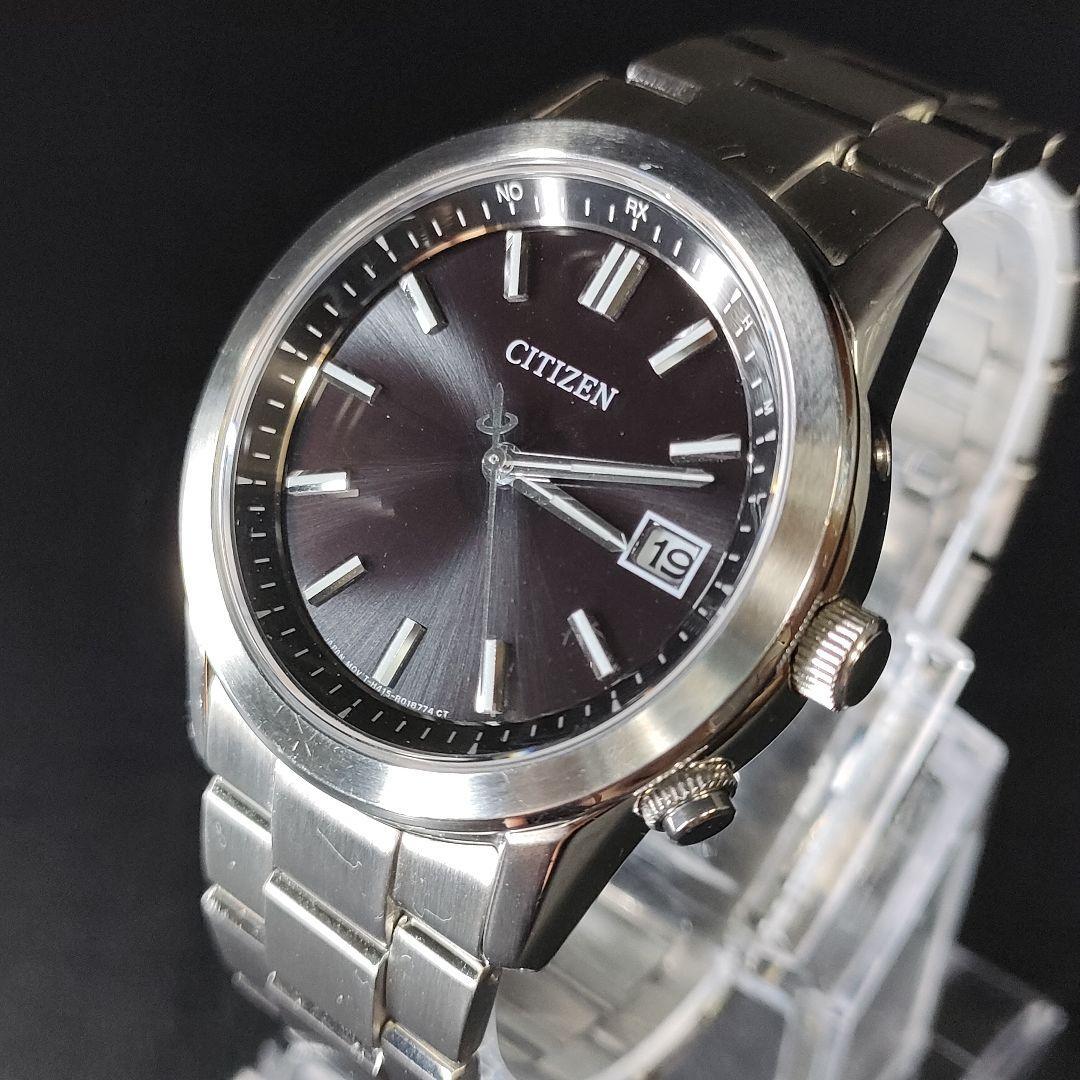 極美品【稼働品】CITIZEN　シチズンコレクション　H415ブラック　ソーラー_画像1