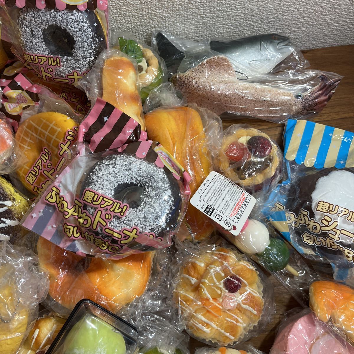 スクイーズ 食品サンプル パン パンケーキ ストラップ - 通販
