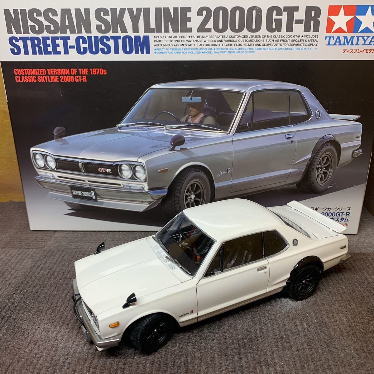 タミヤ 1/24 NISSAN SKYLINE 2000 GT-R STREET-CUSTOM スカイラインGT-R_画像1