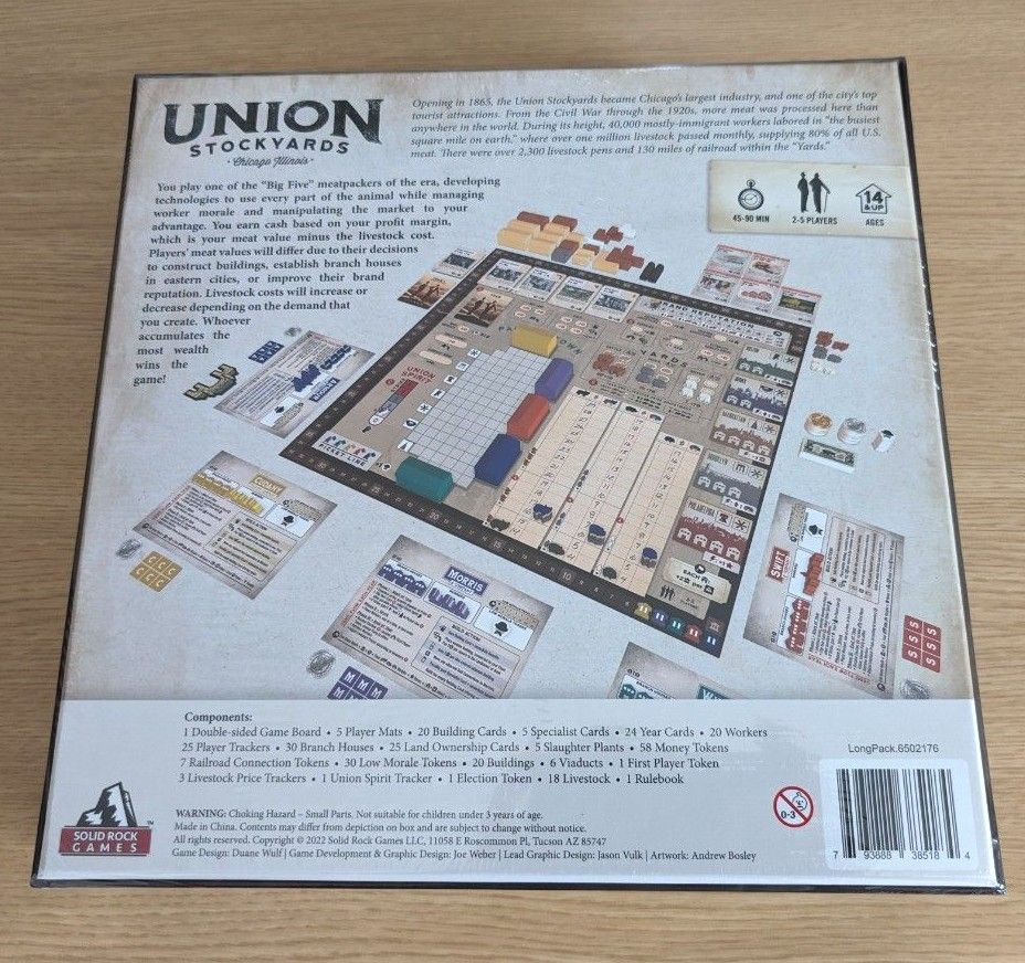 【新品シュリンク付】ユニオンストックヤード UNION STOCKYARDS ボードゲーム