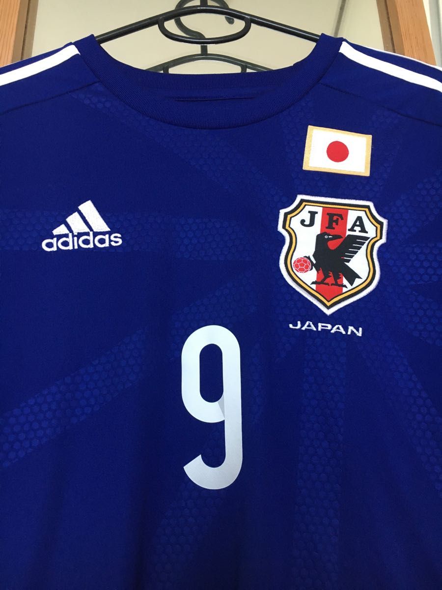 岡崎慎司　adidas 日本代表 レプリカユニフォーム 日本代表ユニフォーム サッカー日本代表ユニフォーム　ブラジルW杯