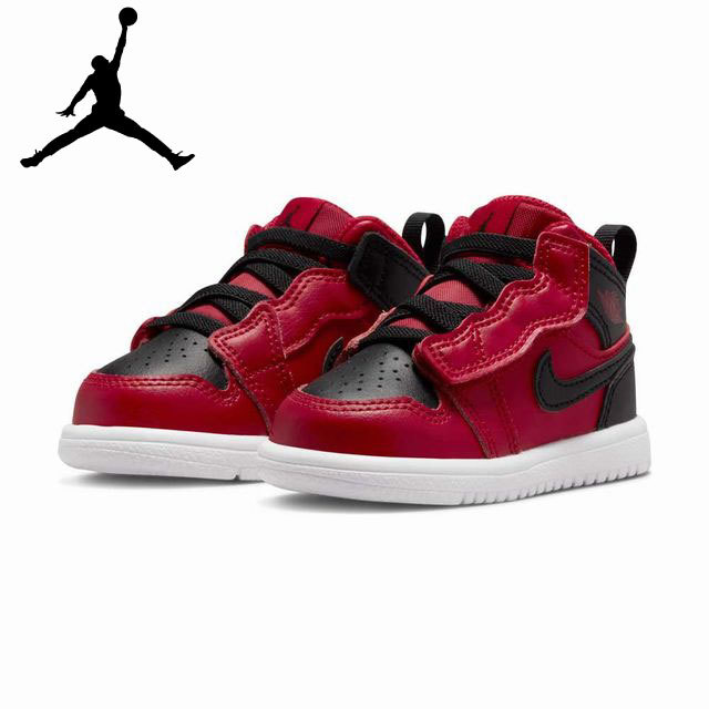 新品未使用！ ナイキ ジョーダン ワン ミッド　NIKE JORDAN 1 MID ALT AR6352-660　子供用、トドラー キッズスニーカー (1217-8C)