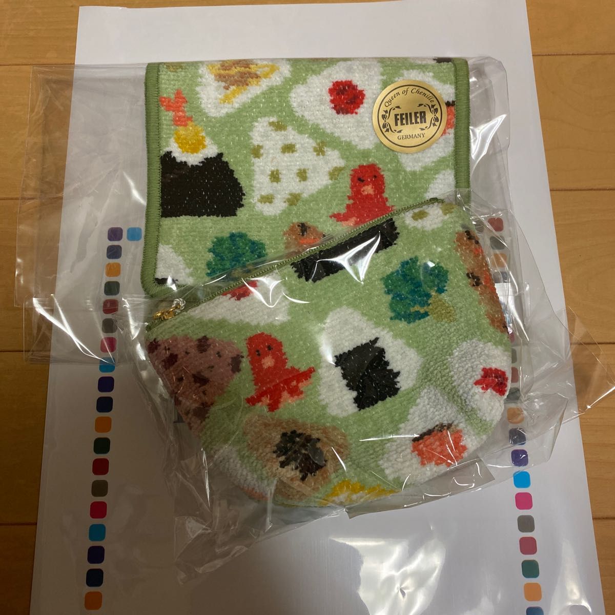 フェイラー オムスビコロリン おにぎり オムスビ ハンカチポーチ