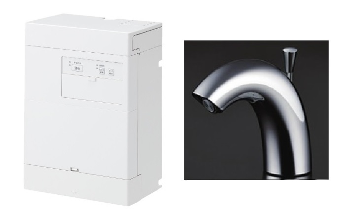 【新品未開封品】 TOTO 電気温水器 自動水栓 セット REAH03B1＋TENA41AH　2021年製　湯ぽっと_メーカーサイトの参考写真です。