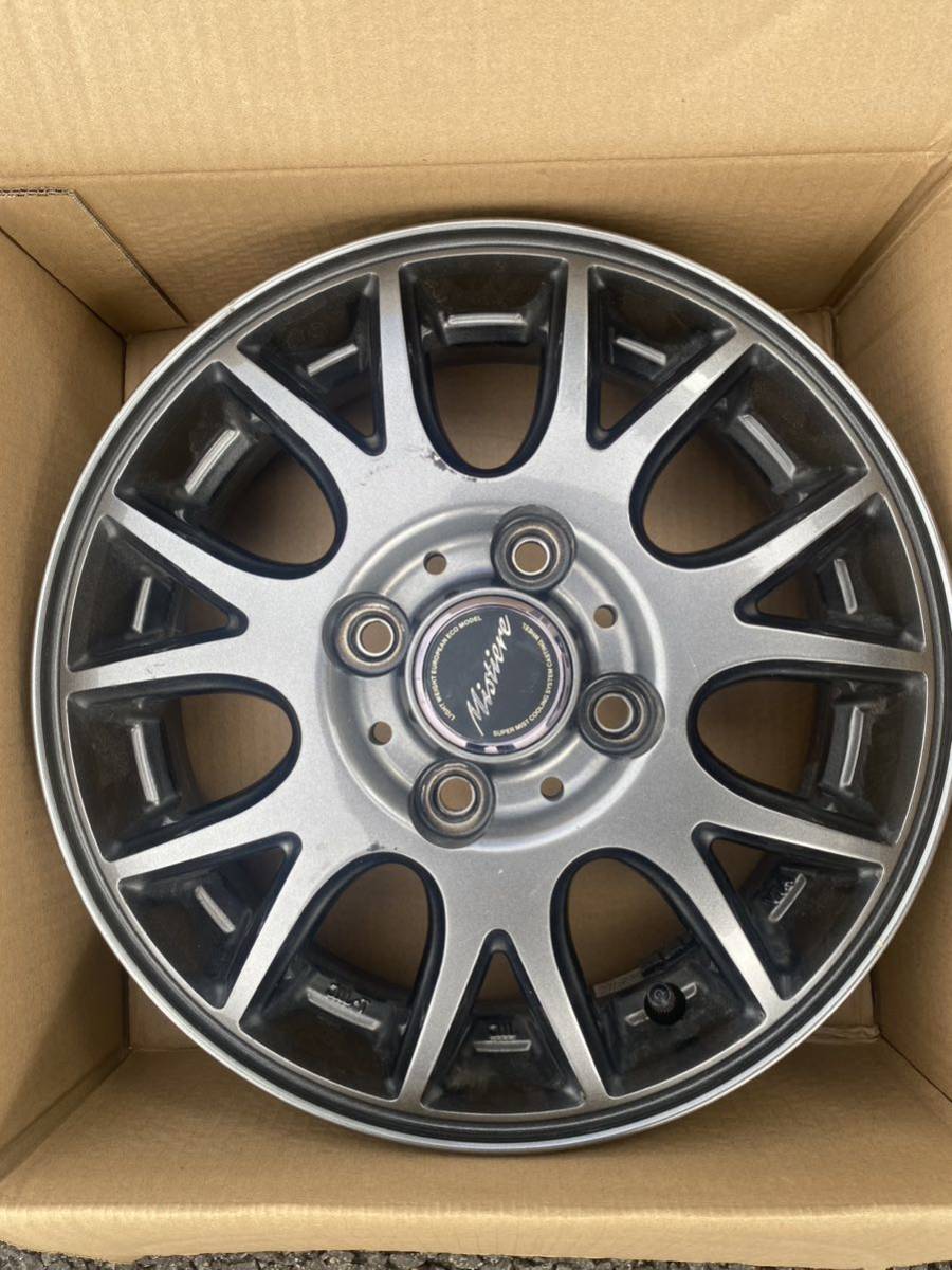 DUNLOP ミスティーレ 13インチアルミ4本セット ワゴンR アルト MR