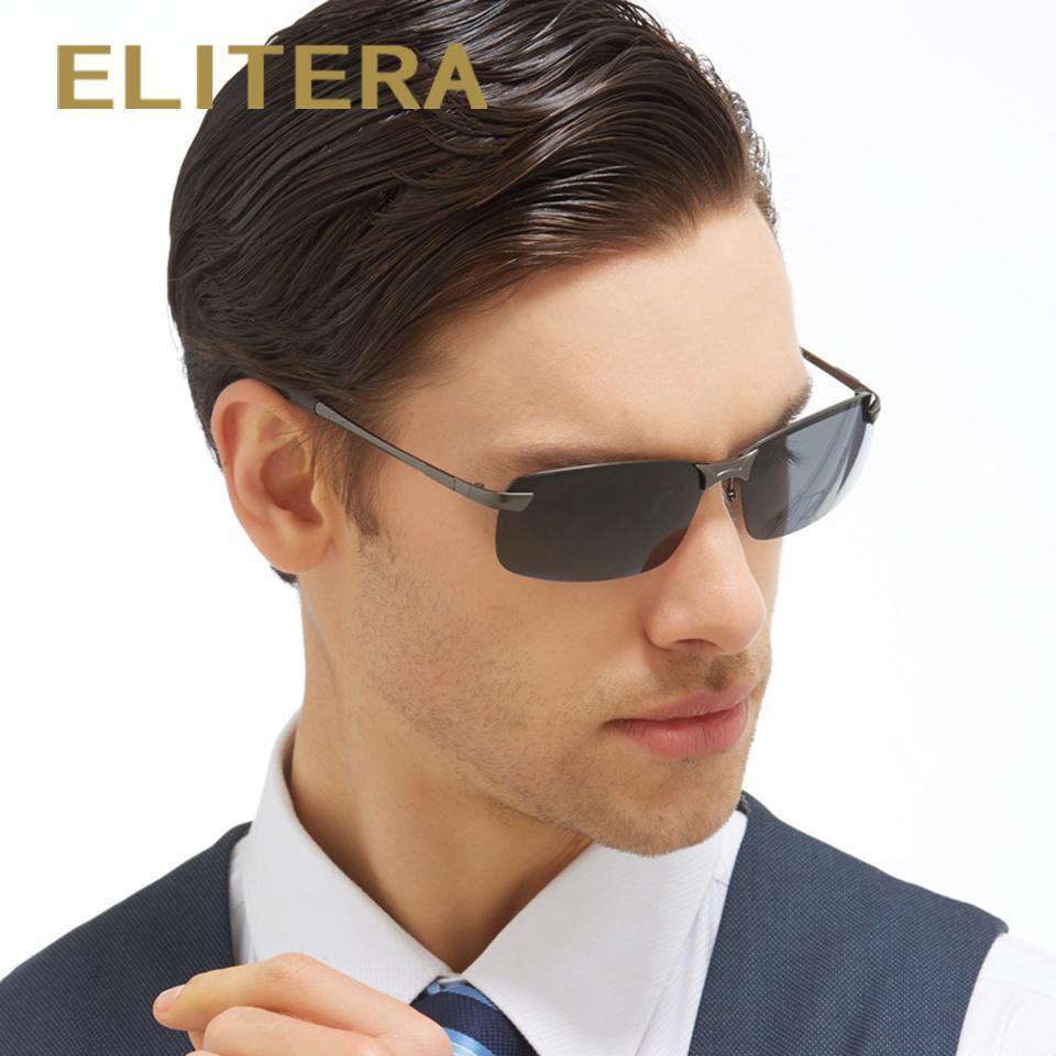 新品# ELITERA ブランド偏光サングラス男性合金ファッション駆動眼鏡旅行サングラス_画像2