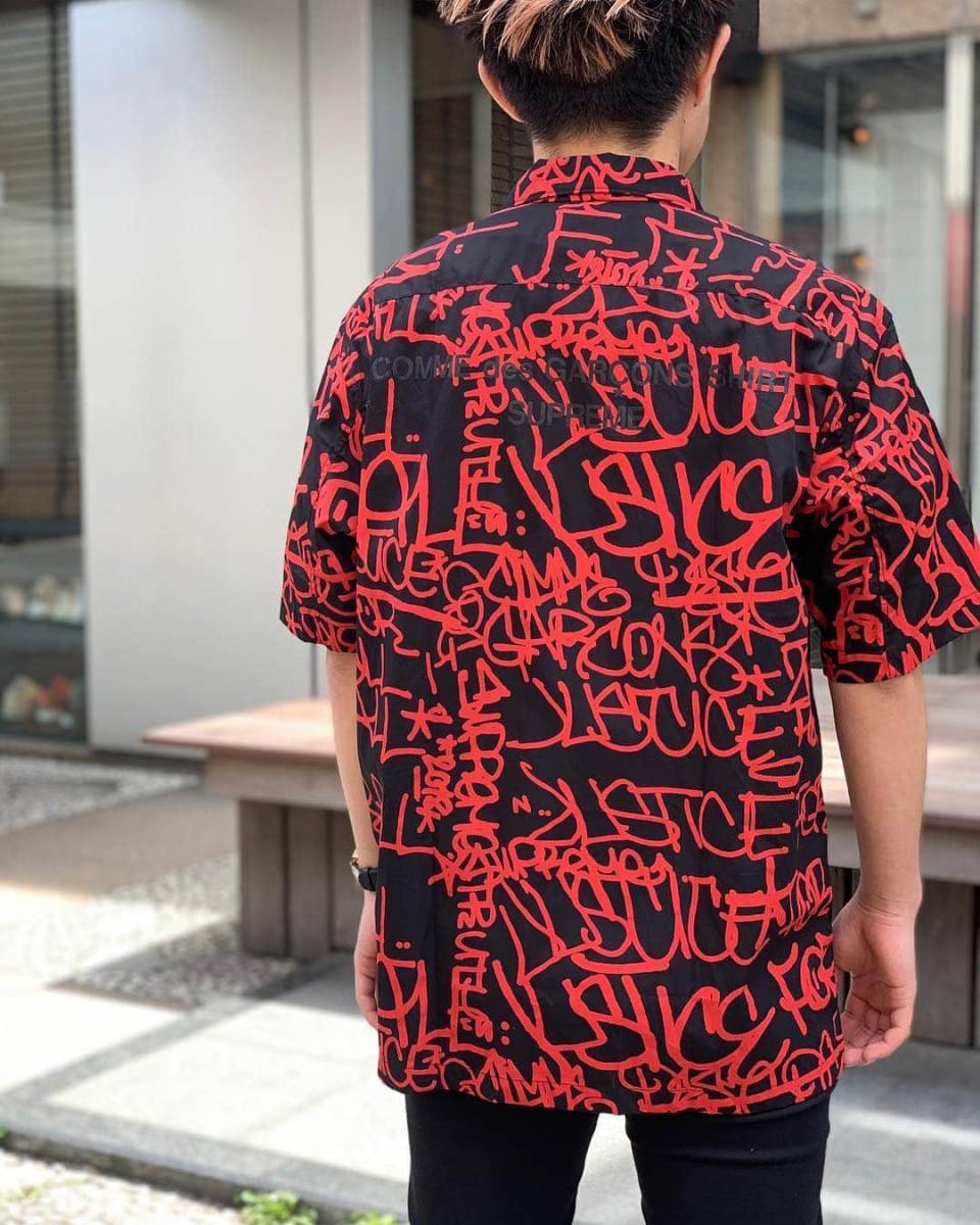 ☆ 18AW Supreme シュプリームCOMME des GARCONS SHIRT Graphic S/S
