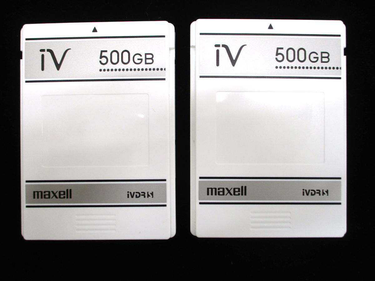 大黒屋 Maxell マクセル カセットハードディスク 500GB 2台セット iVDR