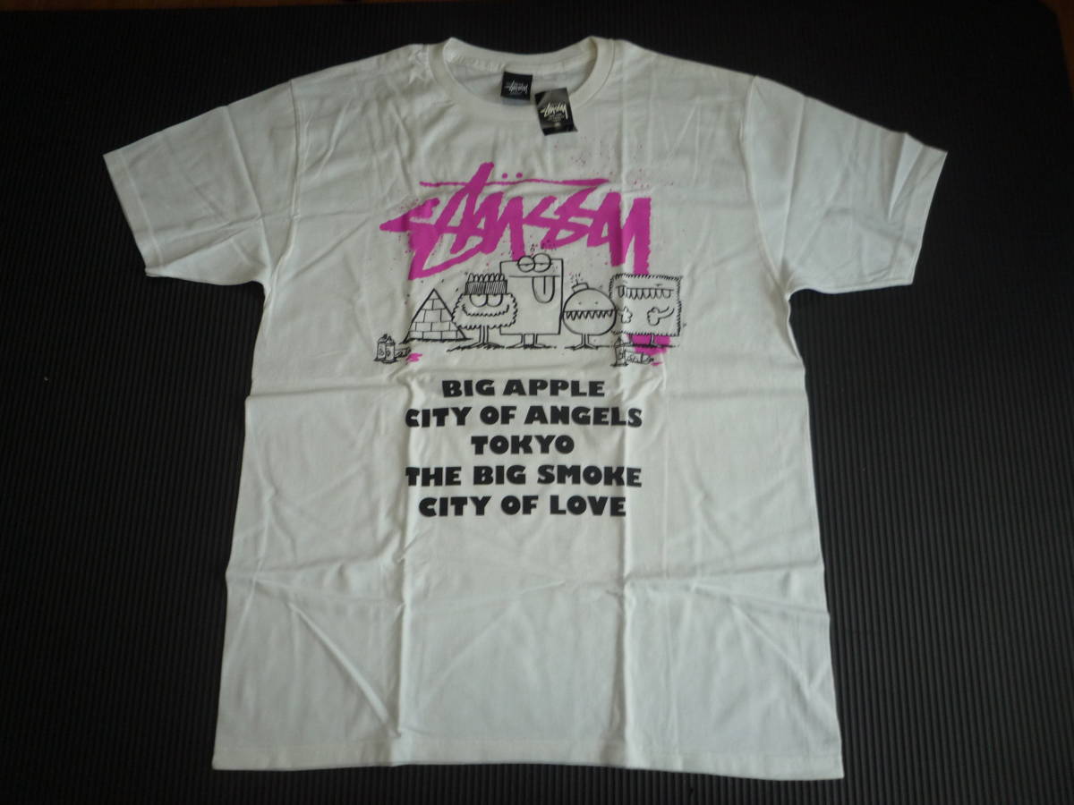 ステューシー　半袖　Ｔシャツ　Ｌサイズ　【STUSSY SizeL STUSSY×MONSTER TEE 限定 2012 稀少 】新品　未使用　タグ付き_画像1