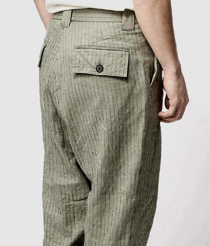  free shipping * super-discount 50%OFF! new goods!MIHARA YASUHIRO wide tapered pants 44* Mihara Yasuhiro 