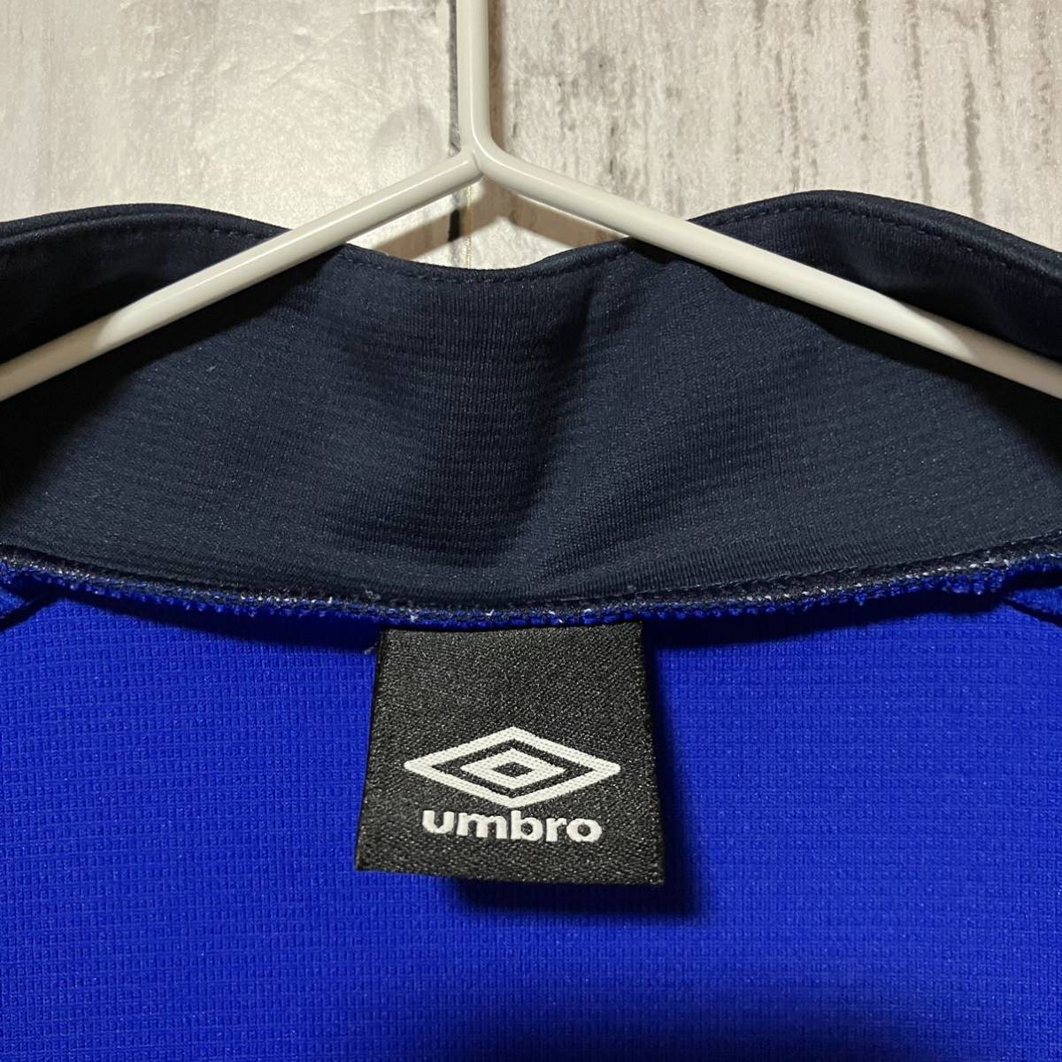 【UMBRO】アンブロ サッカー J2 V・VAREN Vファーレン長崎 長袖ハーフジップウェア Oサイズ 送料無料_画像6