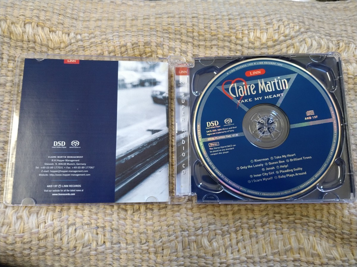 【廃盤・美品・SACD／直輸入盤】☆クレア・マーティンClaire Martin／テイク・マイ・ハート☆☆　　　【CD多数セール中…】_画像6