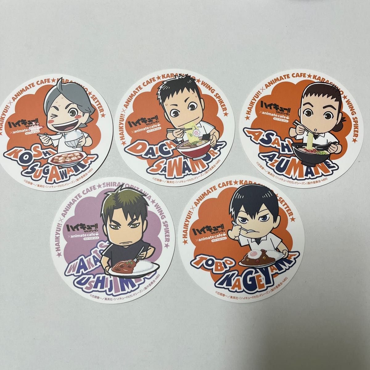 ハイキュー アニメイトカフェ コースター｜Yahoo!フリマ（旧