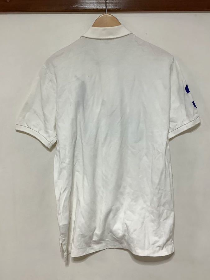 よ1181 Polo Ralph Lauren ラルフローレン 半袖ポロシャツ XL(18-20) 170/88 キッズ ホワイト ビッグポニー_画像2