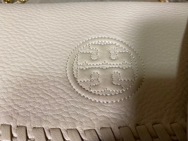 Tory Burch トリーバーチ マリオン ショルダーバッグ チェーン クロスボディ ピンクベージュ