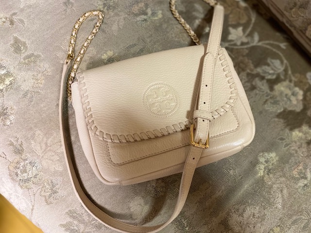 Tory Burch Tory Burch marion shoulder bag chain Cross body pink beige 