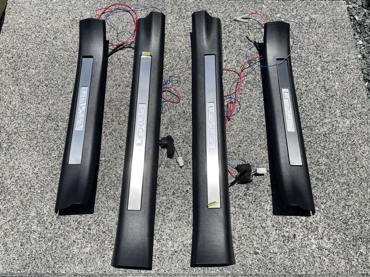 レクサス RX 20系 スカッフイルミネーション 取入れ 純正 レクサス RX 20系 スカッフイルミネーション 取入れ 純正