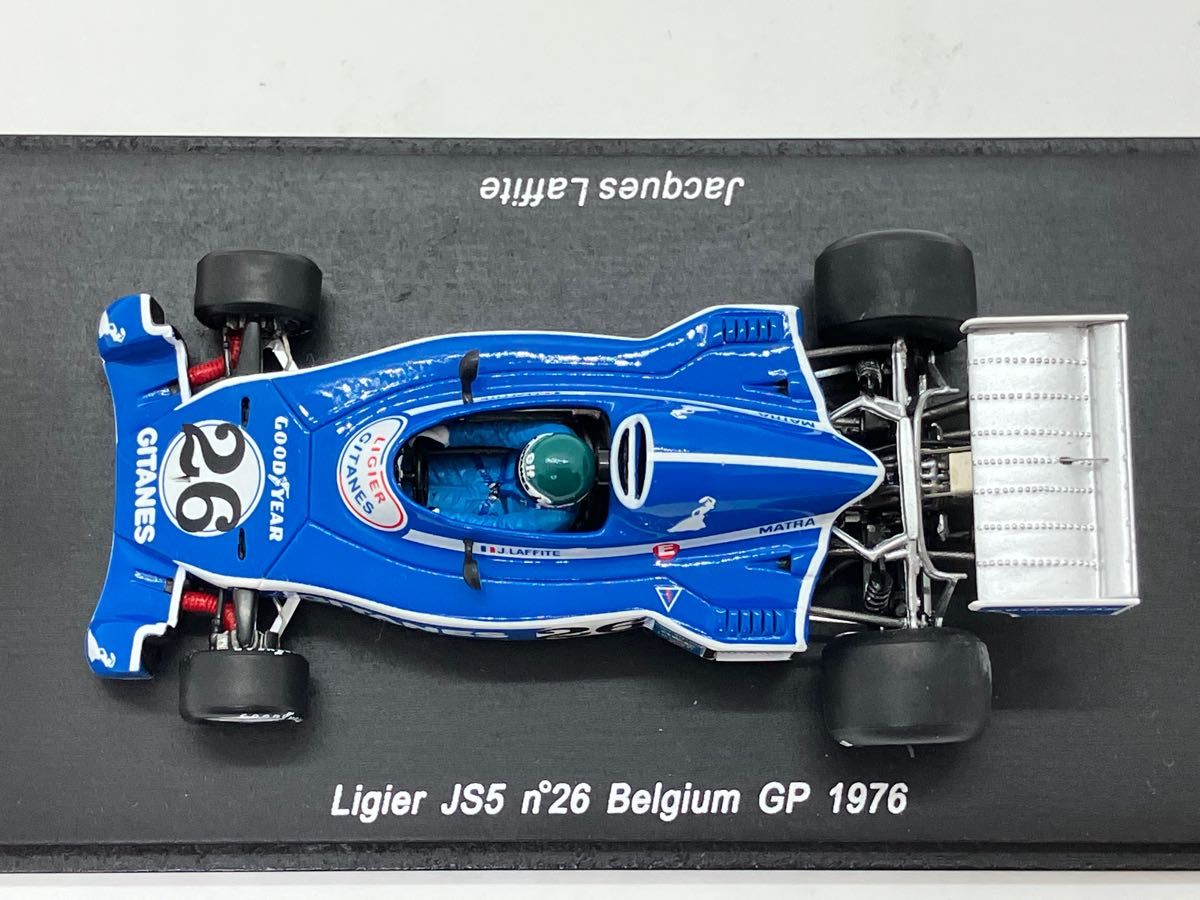 1/43 リジェ マトラ JS5 #26 J ラフィー 1976 ベルギーGP ジタン 1/43 リジェ マトラ JS5 #26 J ラフィー 1976 ベルギーGP ジタン