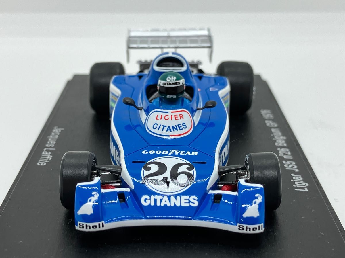 1/43 リジェ マトラ JS5 #26 J ラフィー 1976 ベルギーGP ジタン 1/43 リジェ マトラ JS5 #26 J ラフィー 1976 ベルギーGP ジタン