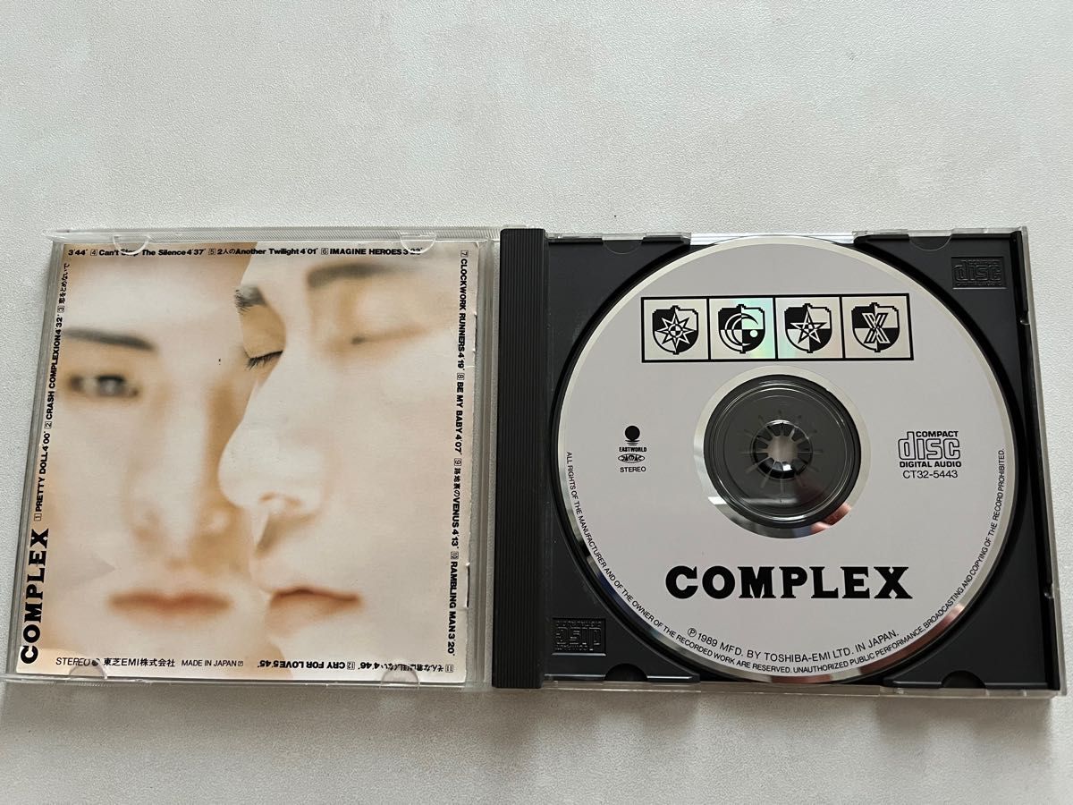 COMPLEX コンプレックス CD アルバム 吉川晃司 布袋寅泰 1stアルバム｜Yahoo!フリマ（旧PayPayフリマ）