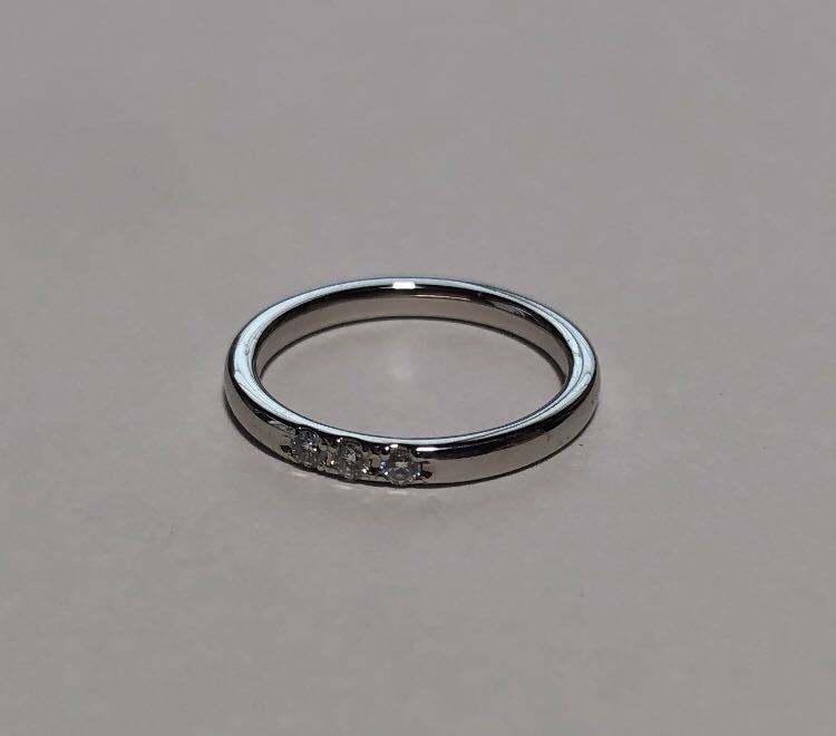 ( бесплатная доставка ) Mikimoto обручальное кольцо кольцо булавка кольцо для ключей платина бриллиант Pt950 кольцо свадебный 