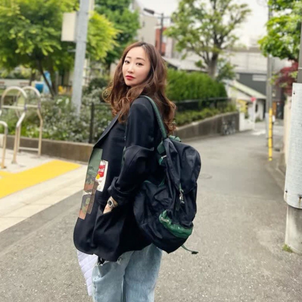 SMART FLAP BACKPACK ディープネイビー 神崎恵-