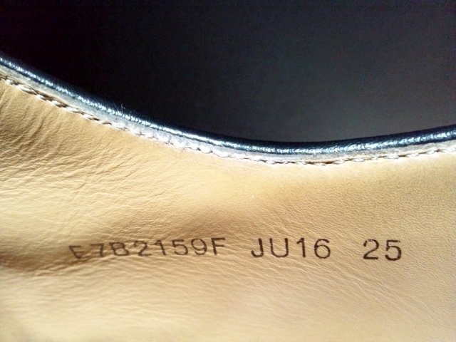 REGAL リーガル モンクストラップ JU16 黒 ブラック ガラスレザー ラウンドトゥ 紳士革靴 ビジネスシューズ 日本製 25cm_画像9